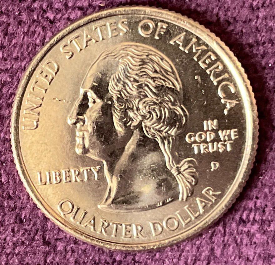 1999 New Jersey State Quarter Gold P