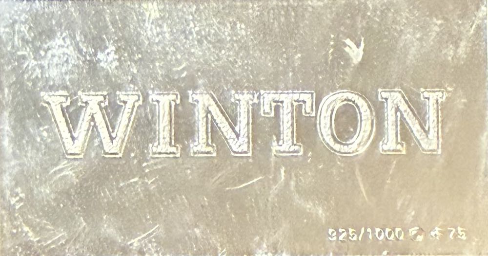 Winton 1898 Silver Ingot  coin collectible - Main Image 2
