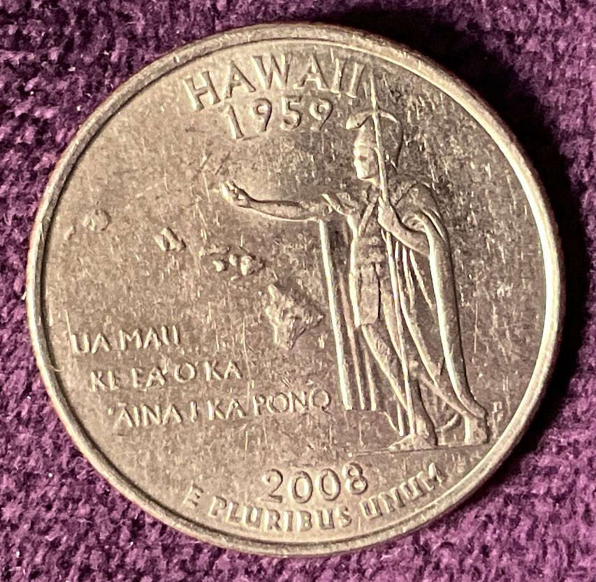 Quarter Hawaii 2008 D 1  coin collectible - Main Image 2