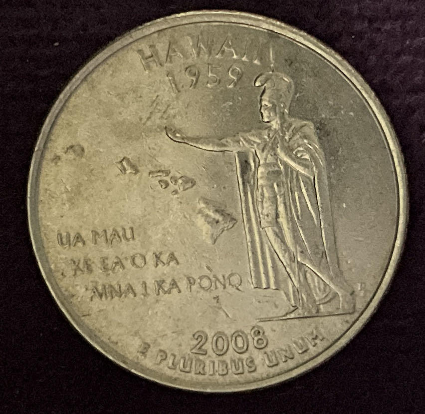 Quarter Hawaii 2008 D 1  coin collectible - Main Image 4