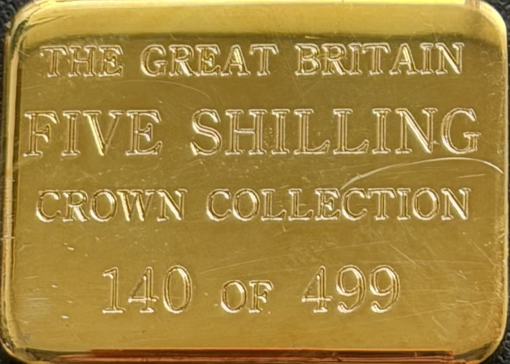 1953 Coronation Crown Gold Plated  coin collectible - Main Image 3