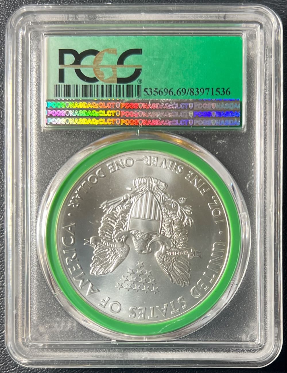 2015 American Silver Eagle PCGS MS69  coin collectible - Main Image 2