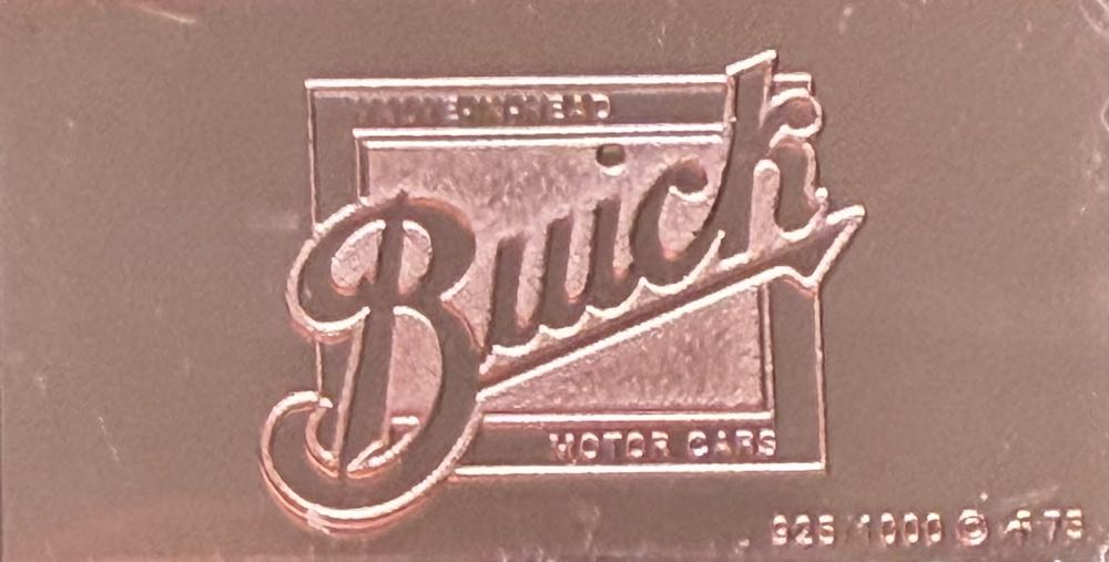 Buick 1909 Silver Ingot  coin collectible - Main Image 2