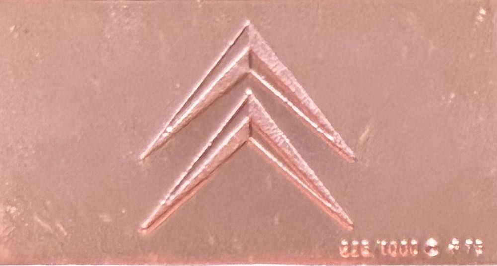Citroen 1949 Silver Ingot  coin collectible - Main Image 2