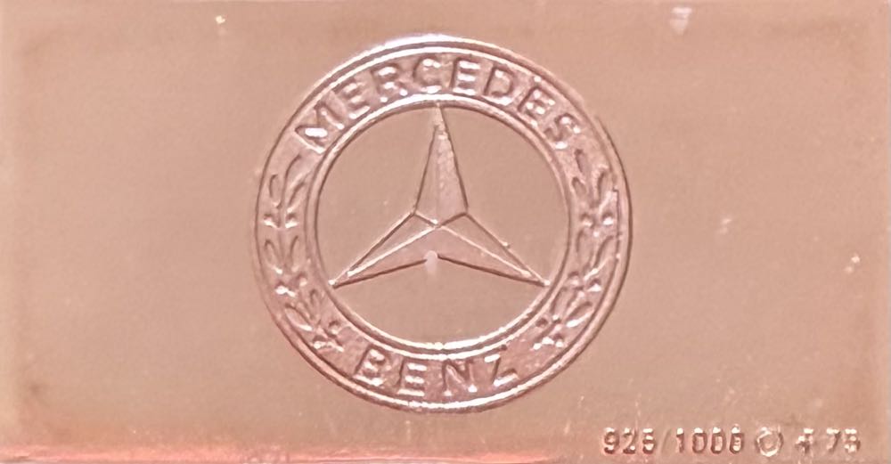 Mercedes-Benz 1937 Silver Ingot  coin collectible - Main Image 2
