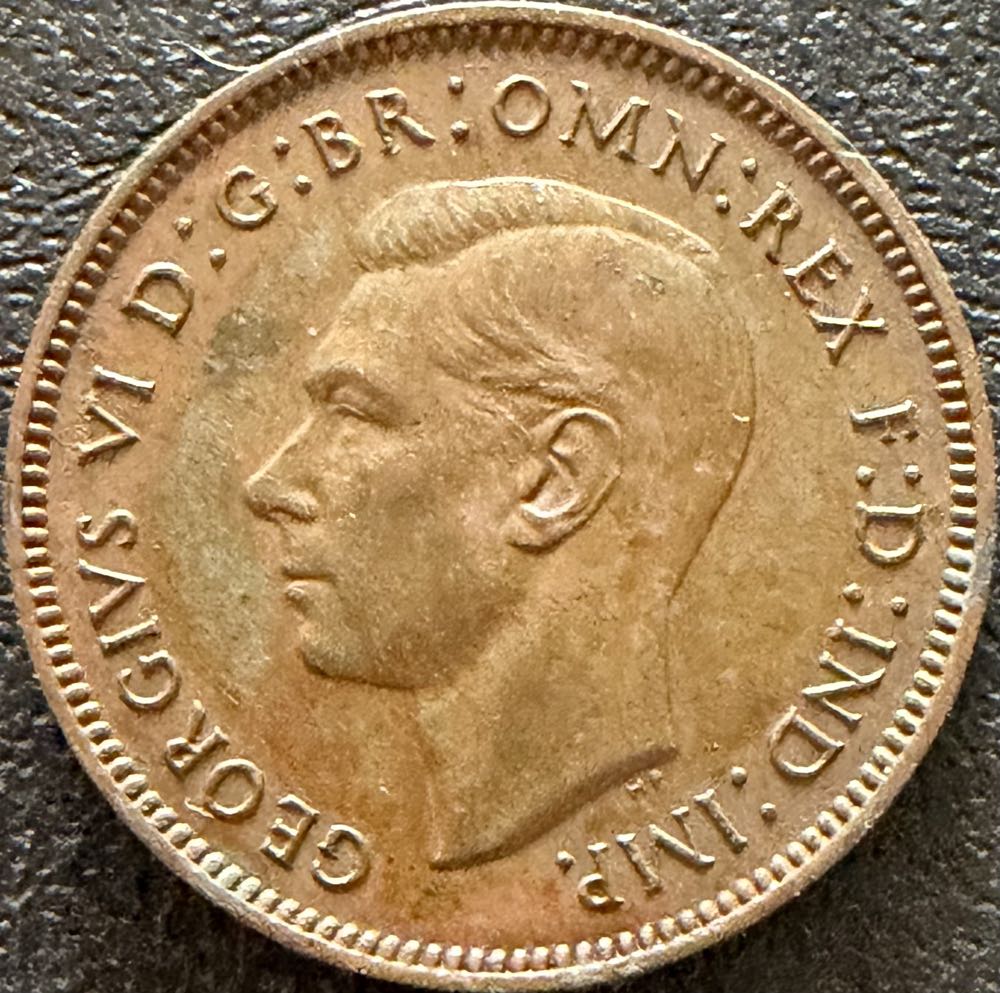 1941 George VI Farthing (2)  coin collectible - Main Image 2