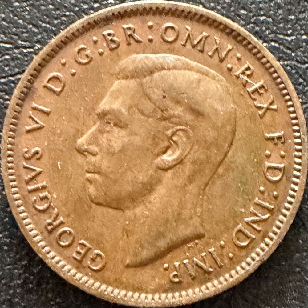 1942 George VI Farthing (2)  coin collectible - Main Image 2
