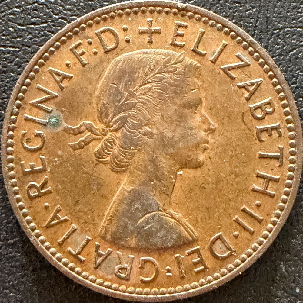 1965 Elizabeth II Half Penny (4)  coin collectible - Main Image 2