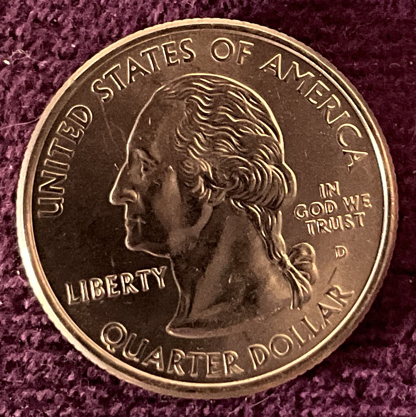 Quarter Oklahoma 2008 D 22  coin collectible - Main Image 3