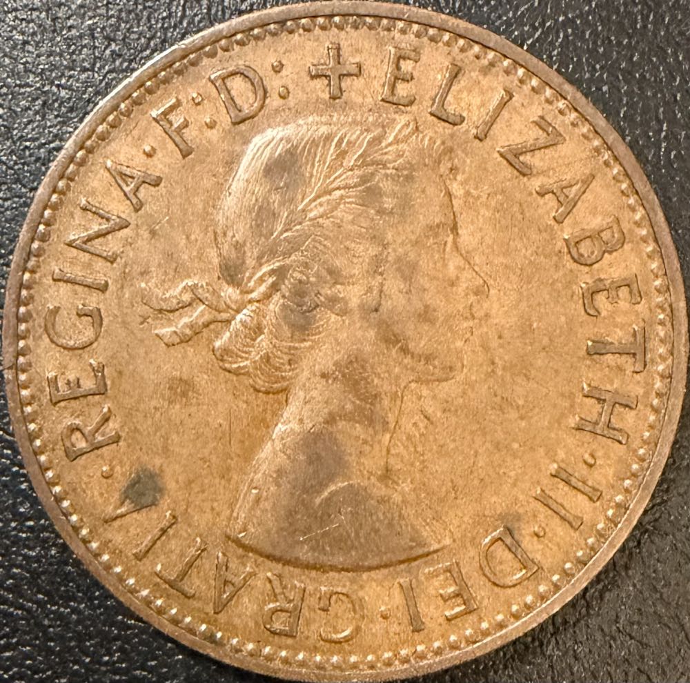 1962 Elizabeth II One Penny (3)  coin collectible - Main Image 2
