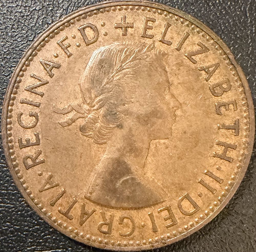 1965 Elizabeth II One Penny (2)  coin collectible - Main Image 2