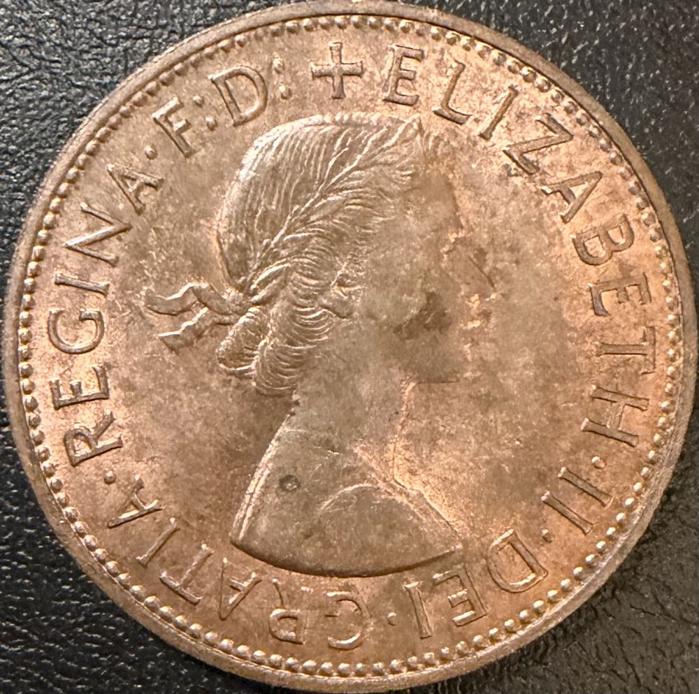 1967 Elizabeth II One Penny (4)  coin collectible - Main Image 2