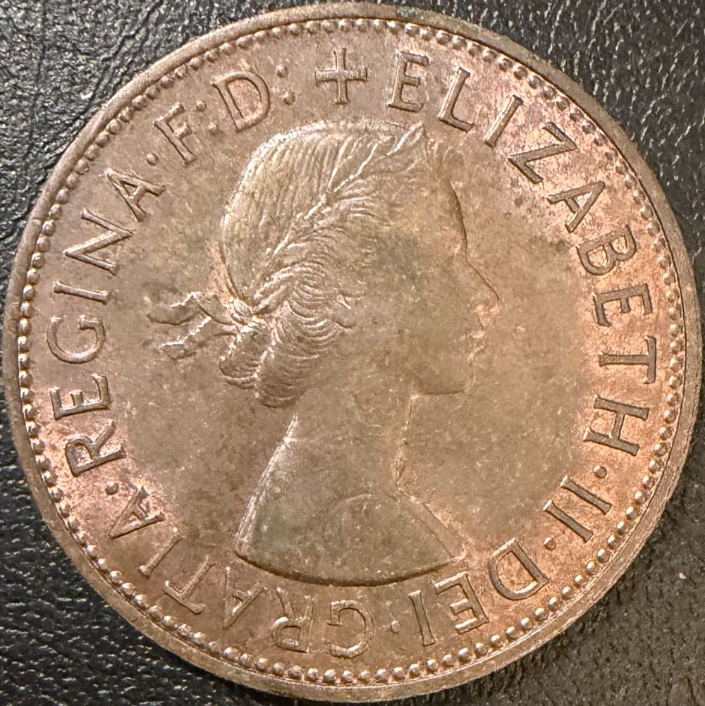 1967 Elizabeth II One Penny (5)  coin collectible - Main Image 2