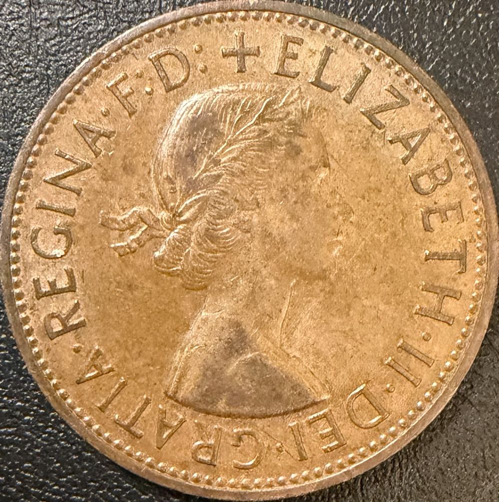 1967 Elizabeth II One Penny (7)  coin collectible - Main Image 2