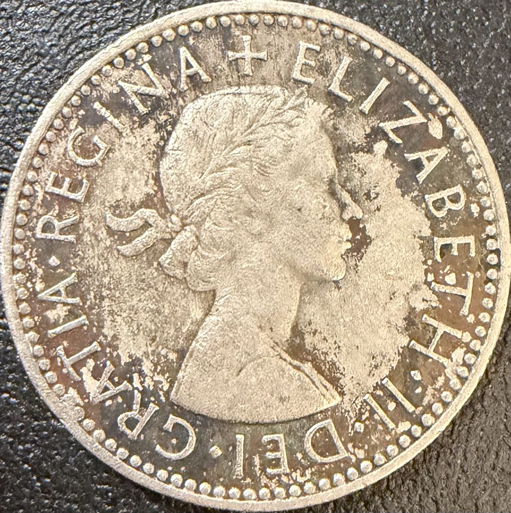 1955 Elizabeth II English Shilling (2)  coin collectible - Main Image 2