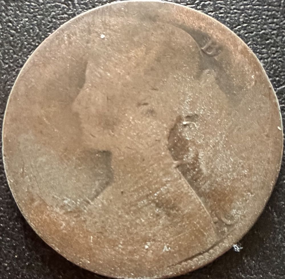 1873 Victoria One Penny (2)  coin collectible - Main Image 2