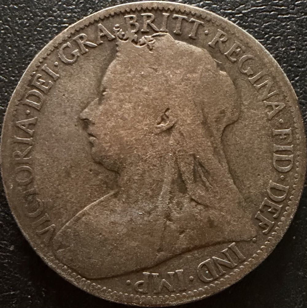 1898 Victoria One Penny  coin collectible - Main Image 2
