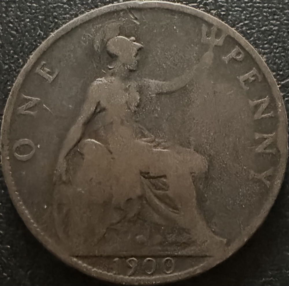 1897 Victoria One Penny (2)