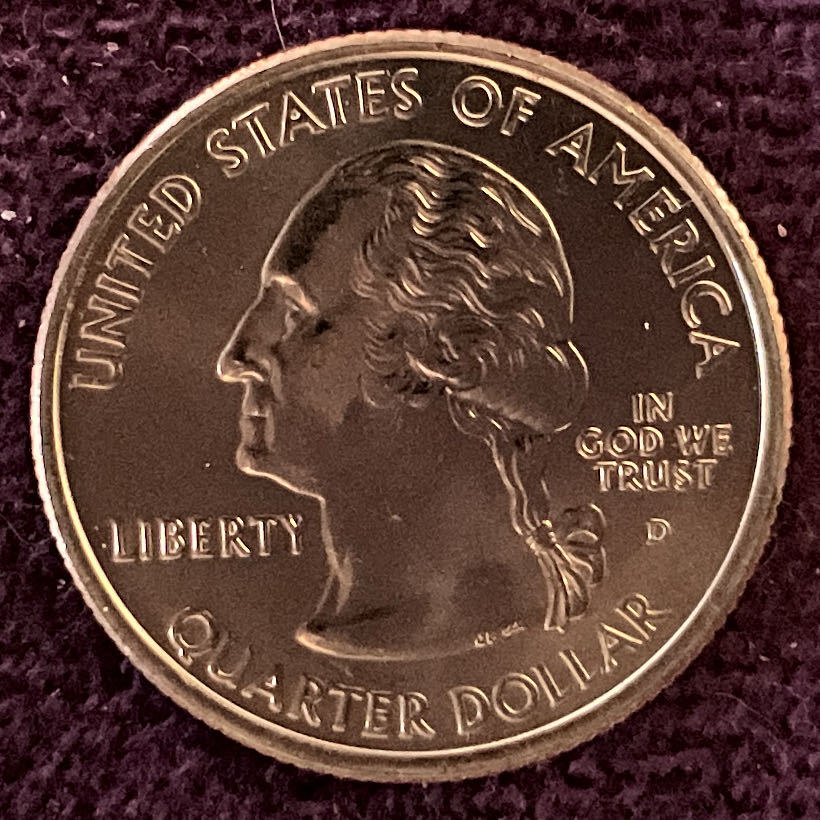 Quarter Oklahoma 2008 D 38  coin collectible - Main Image 3