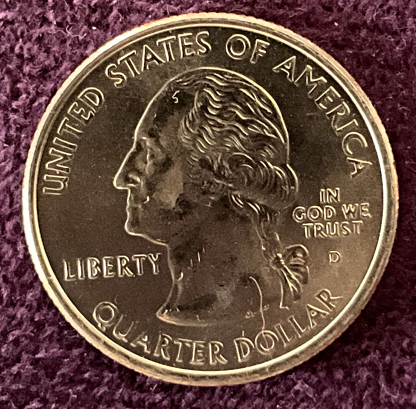 Quarter Oklahoma 2008 D 49  coin collectible - Main Image 3