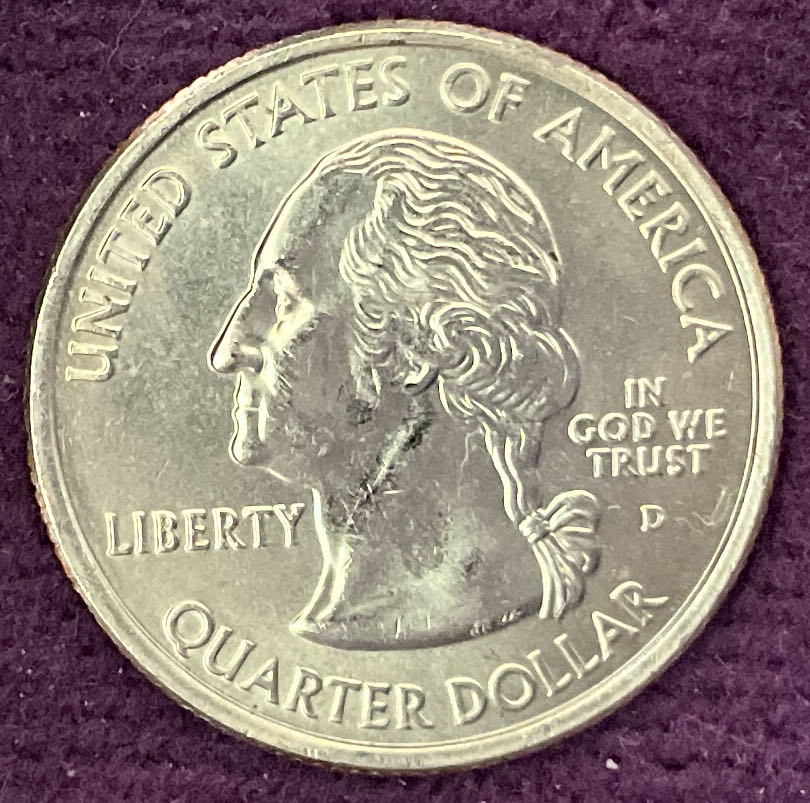 2008 Alaska State Quarter Gold P