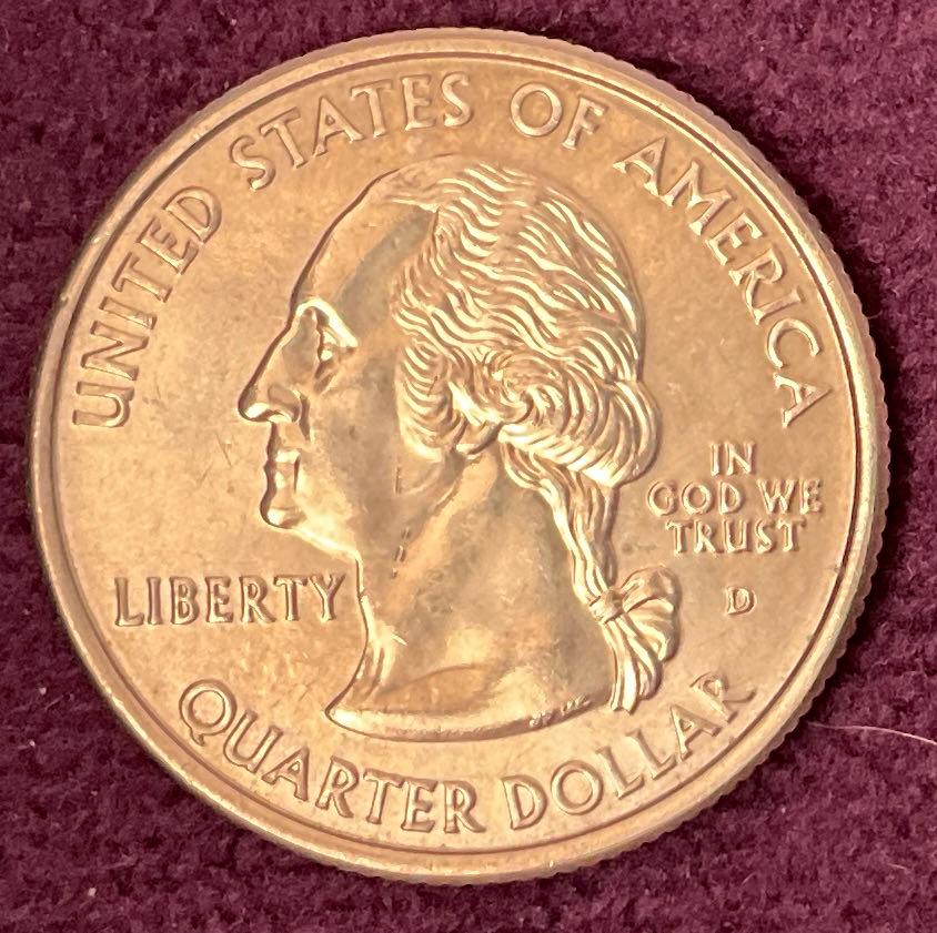 Quarter Oklahoma 2008 D 64  coin collectible - Main Image 3