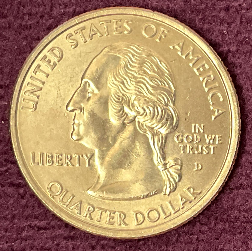 Quarter Oklahoma 2008 D 65  coin collectible - Main Image 3