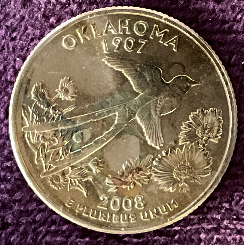 Quarter Oklahoma 2008 D 69  coin collectible - Main Image 6