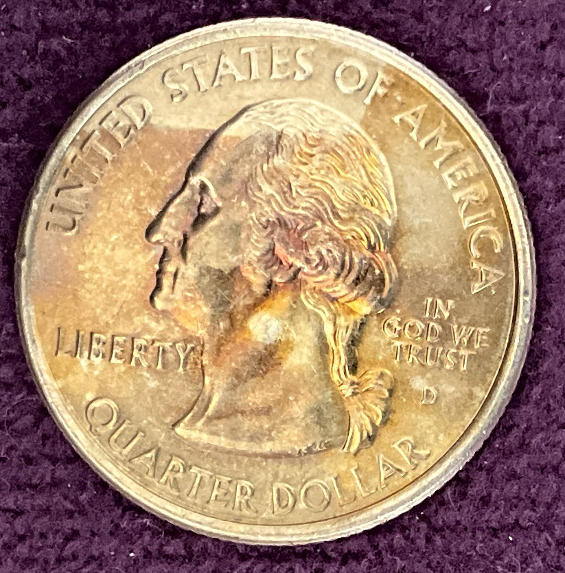 Quarter Oklahoma 2008 D 70  coin collectible - Main Image 3