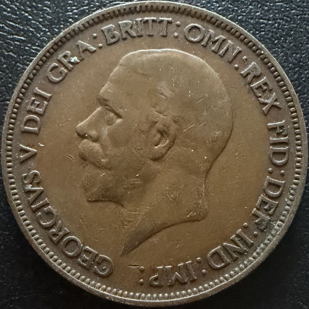 1931 George V One Penny (2)  coin collectible - Main Image 2