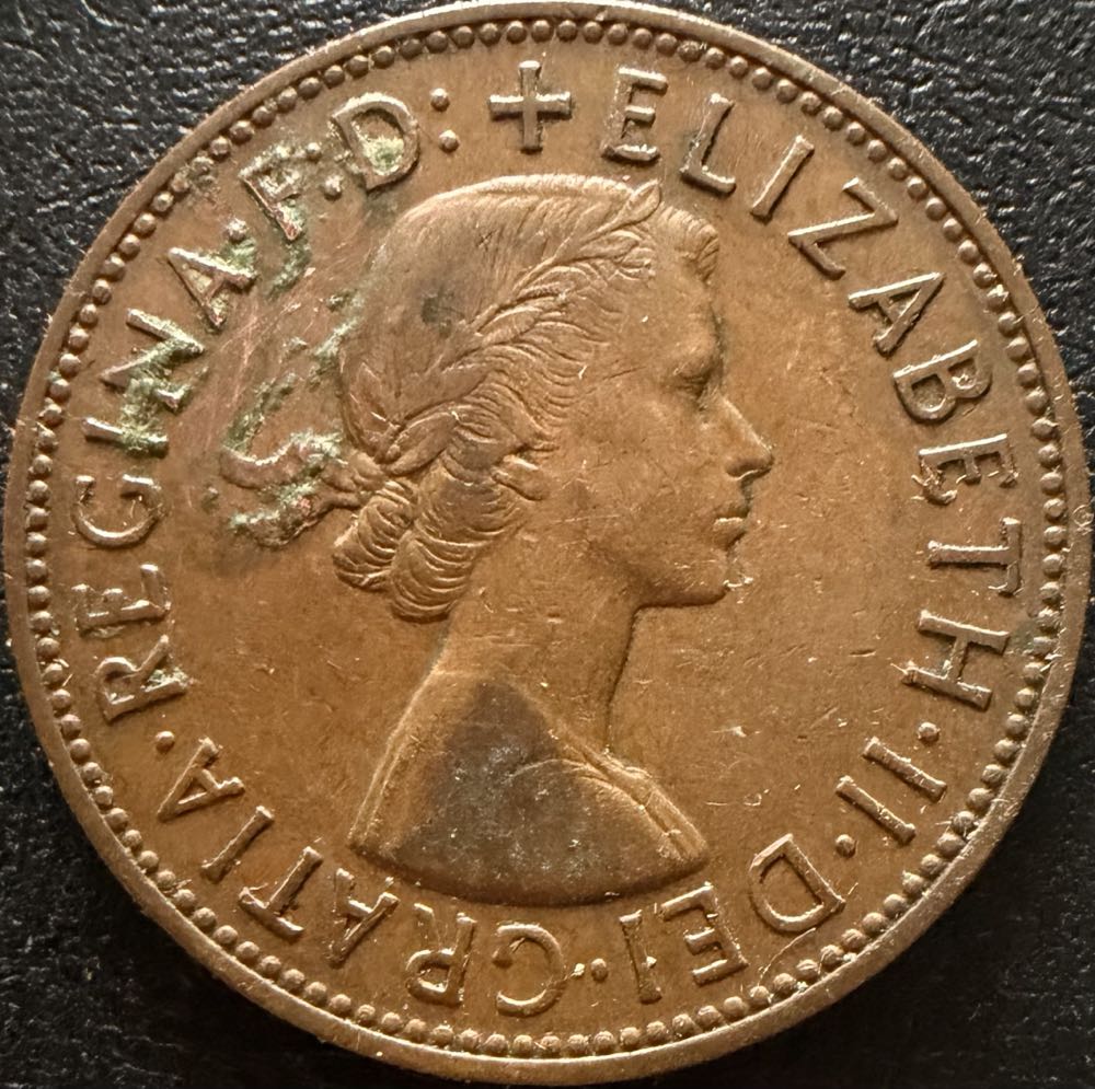 1962 Elizabeth II One Penny (4)  coin collectible - Main Image 2