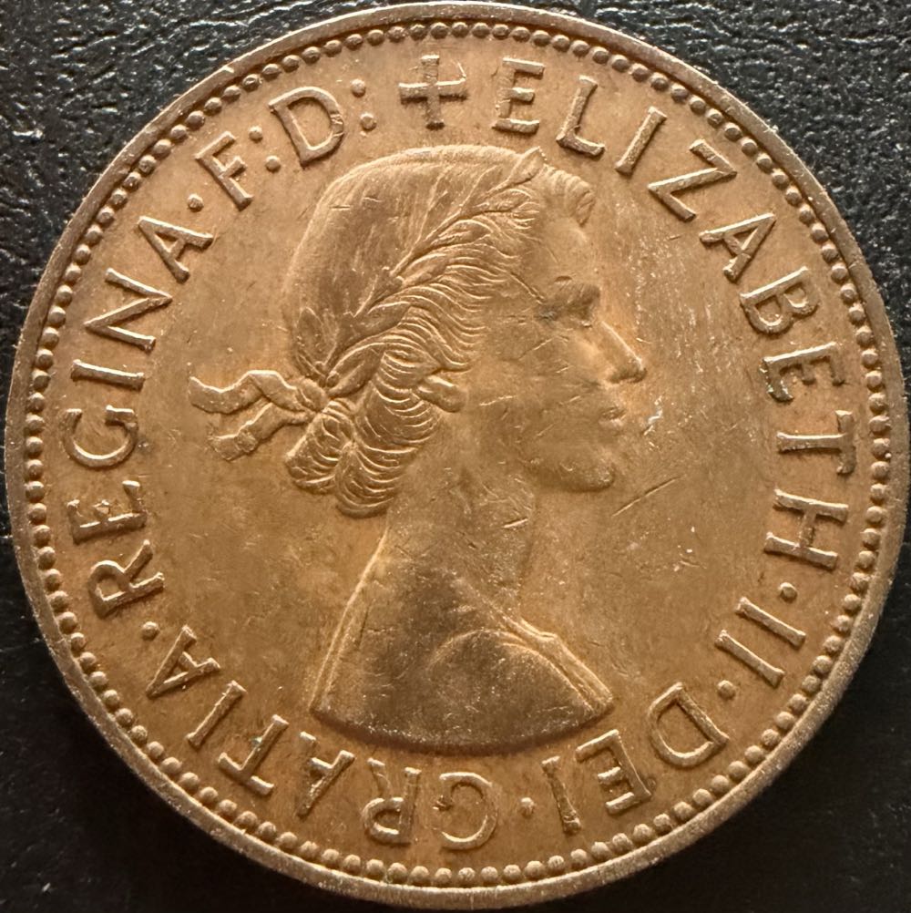 1965 Elizabeth II One Penny (4)  coin collectible - Main Image 2