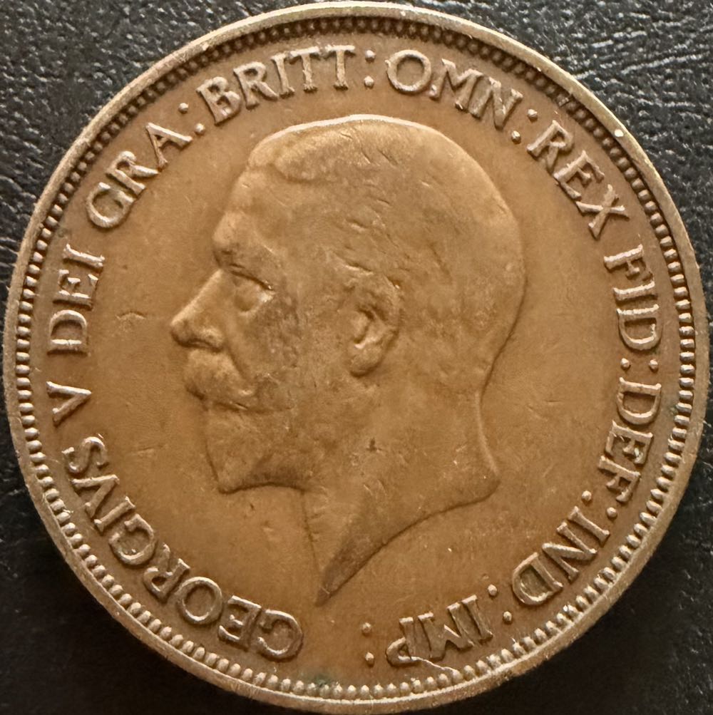 1936 George V One Penny (2)  coin collectible - Main Image 2