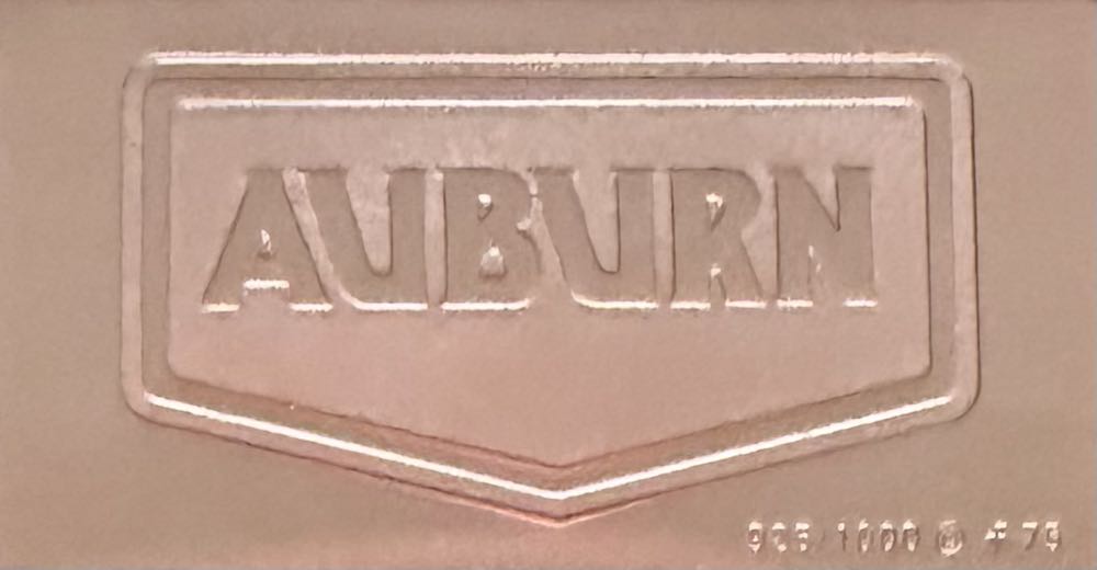 Auburn 1935 Silver Ingot  coin collectible - Main Image 2