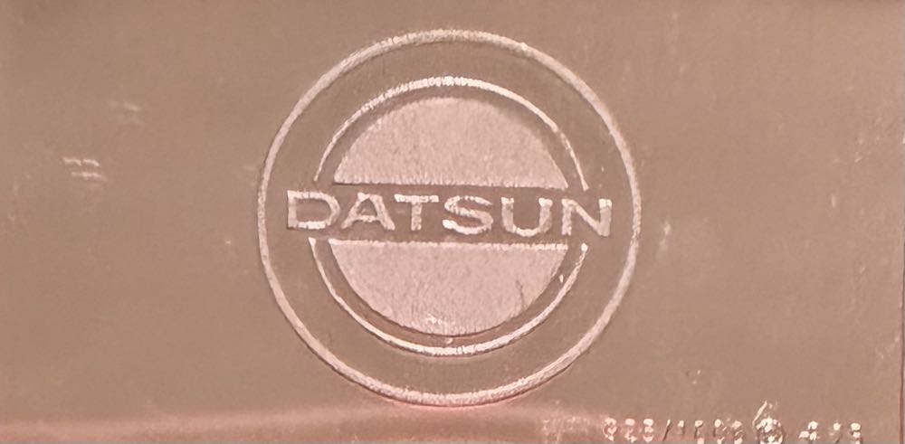 Datsun 1970 Silver Ingot  coin collectible - Main Image 2
