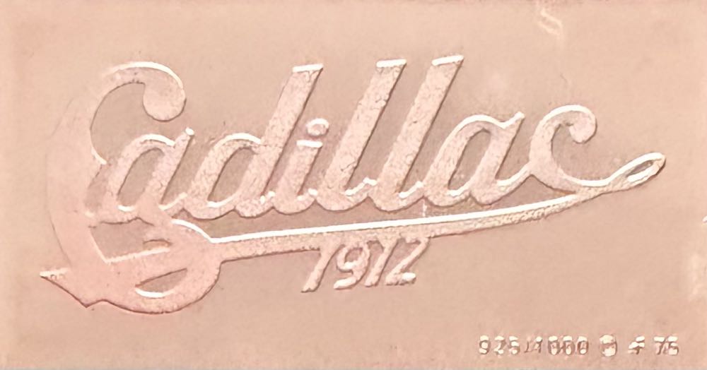 Cadillac 1912 Silver Ingot  coin collectible - Main Image 2