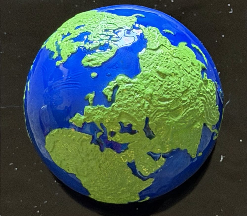 2022 Barbados World Globe $5  coin collectible - Main Image 2