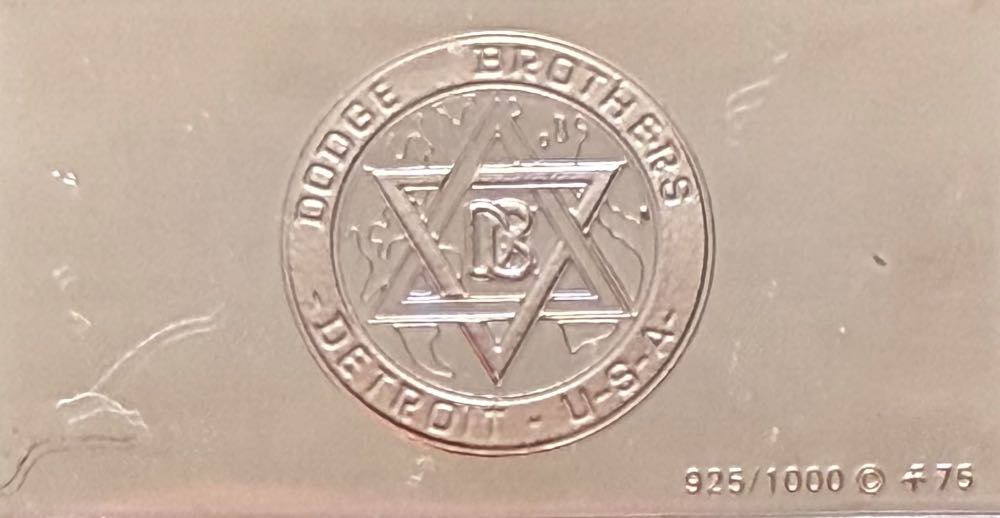 Dodge 1916 Silver Ingot (2)  coin collectible - Main Image 2