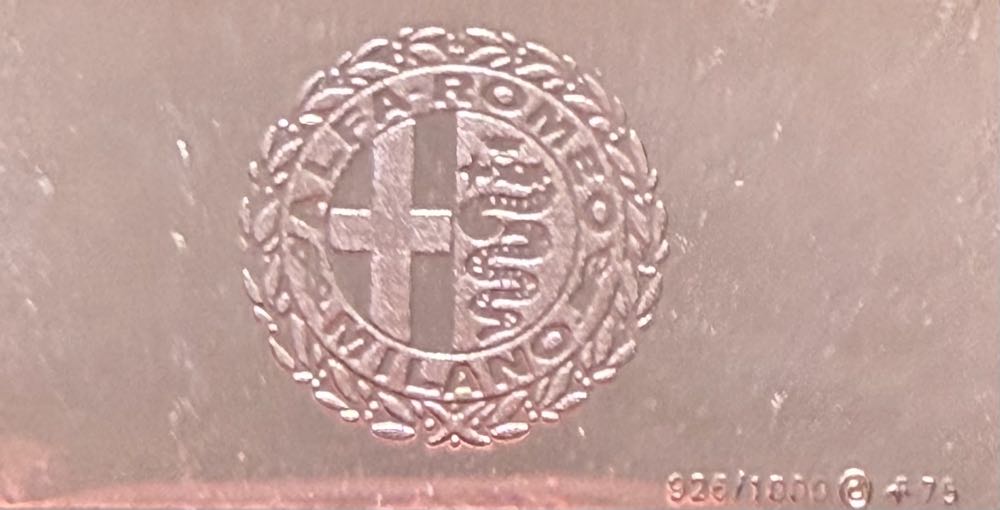 Alfa Romeo 1938 Silver Ingot (2)  coin collectible - Main Image 2