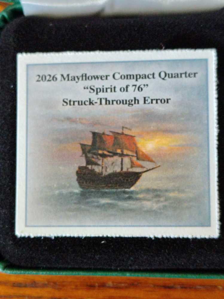 Quarter Mayflower 2026 Error   coin collectible - Main Image 3