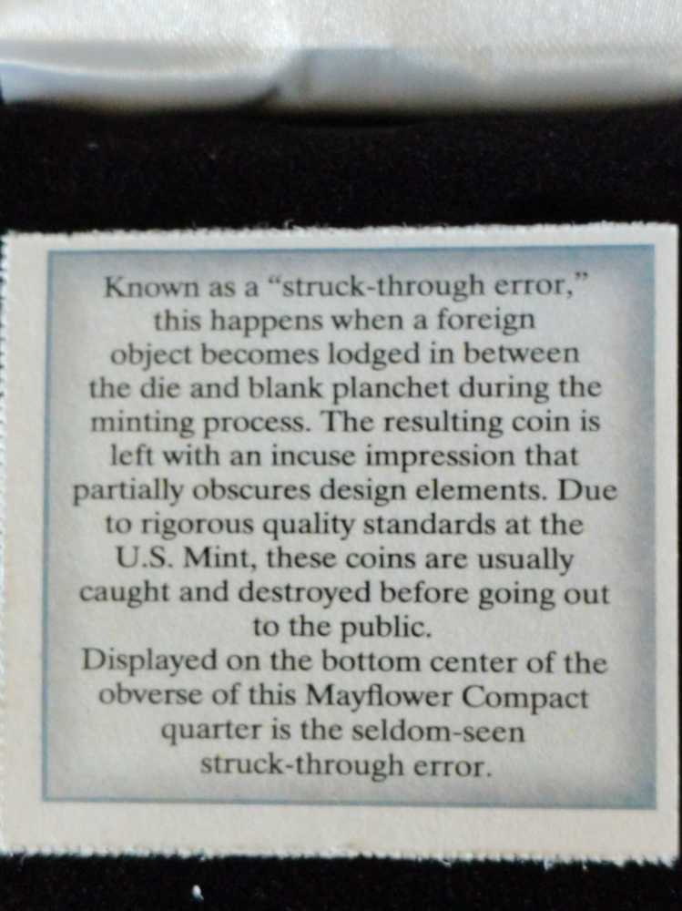 Quarter Mayflower 2026 Error   coin collectible - Main Image 4