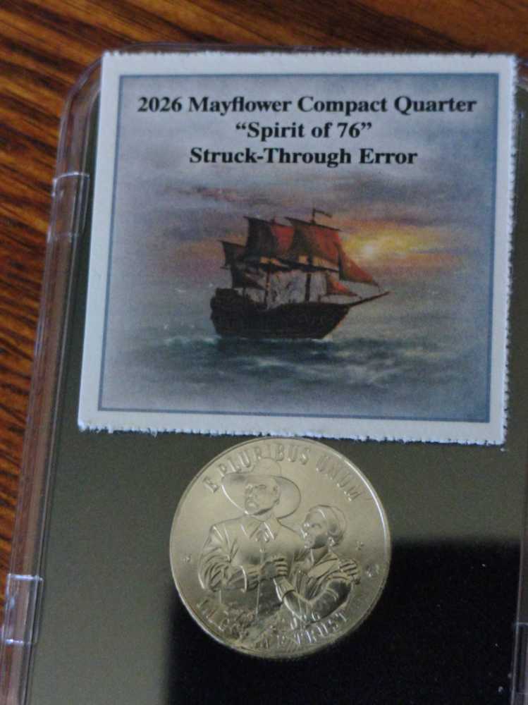 Quarter Mayflower 2026  coin collectible - Main Image 3