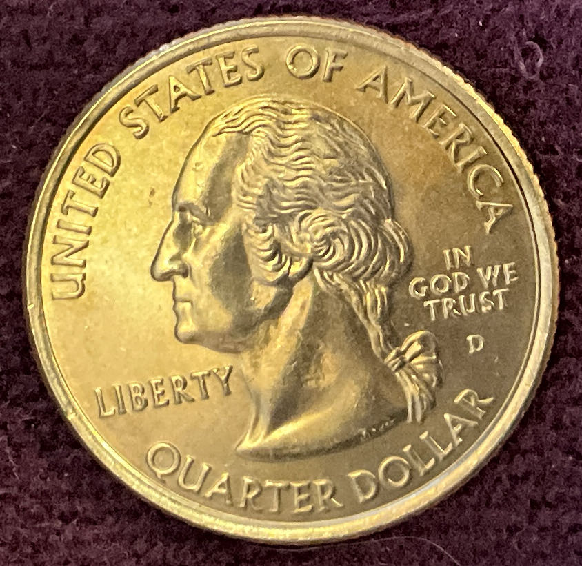 Quarter Oklahoma 2008 D 75  coin collectible - Main Image 3