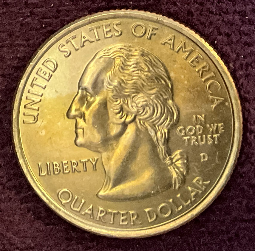 Quarter Oklahoma 2008 D 77  coin collectible - Main Image 3