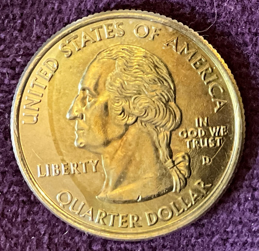 Quarter Blue Ridge Parkway 2015 D 4