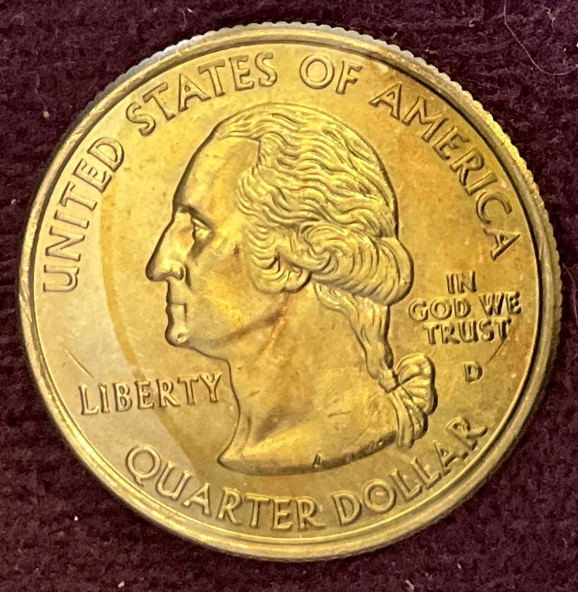 Quarter Oklahoma 2008 D 79  coin collectible - Main Image 3