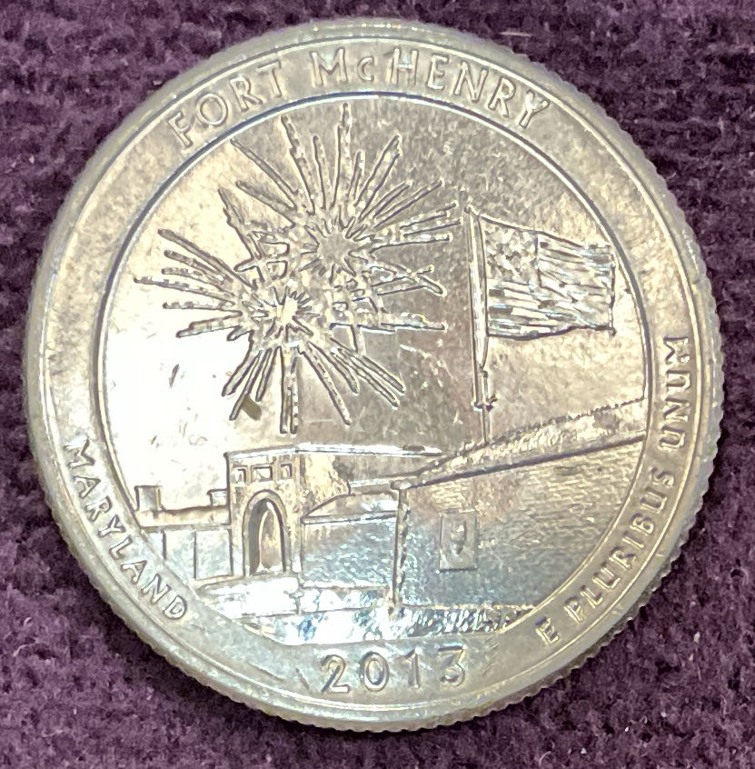 Quarter Fort McHenry 2013 D 1  coin collectible - Main Image 2