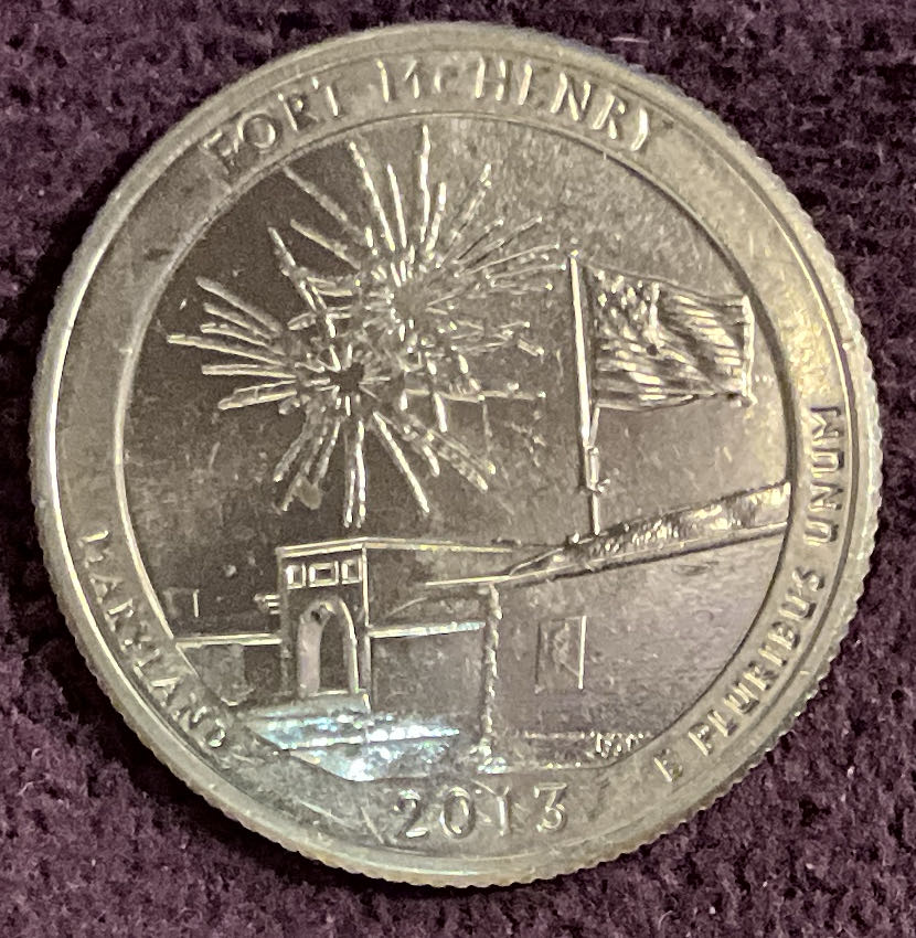 Quarter Fort McHenry 2013 D 1  coin collectible - Main Image 4