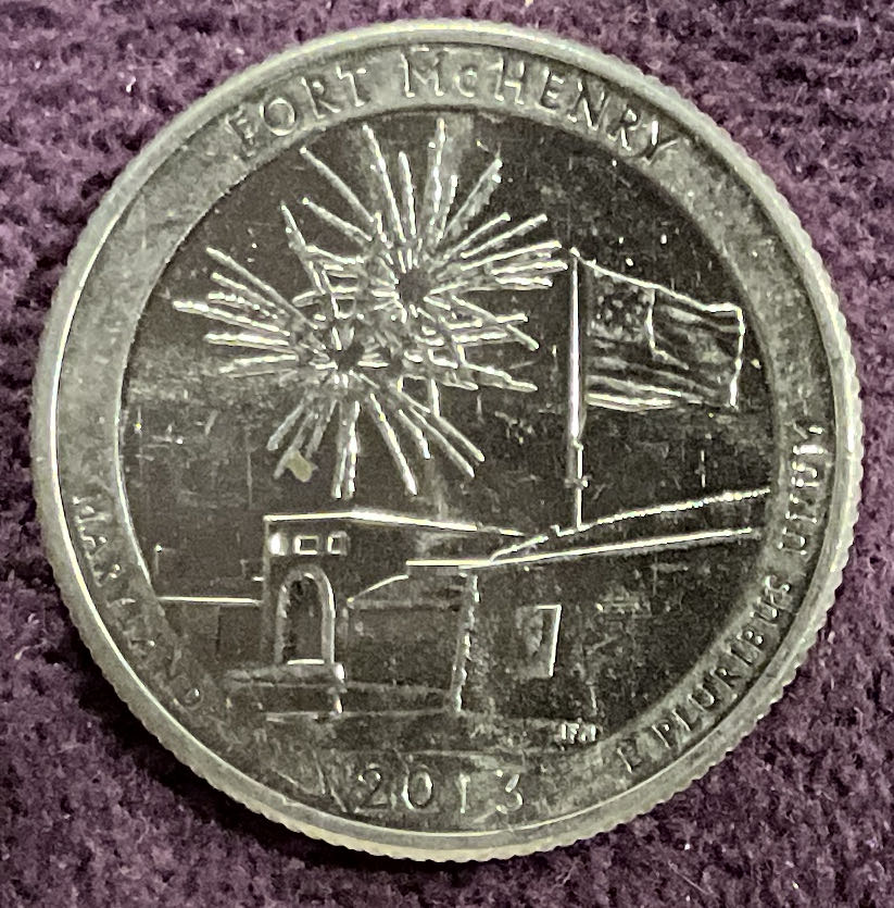 Quarter Fort McHenry 2013 D 1  coin collectible - Main Image 6