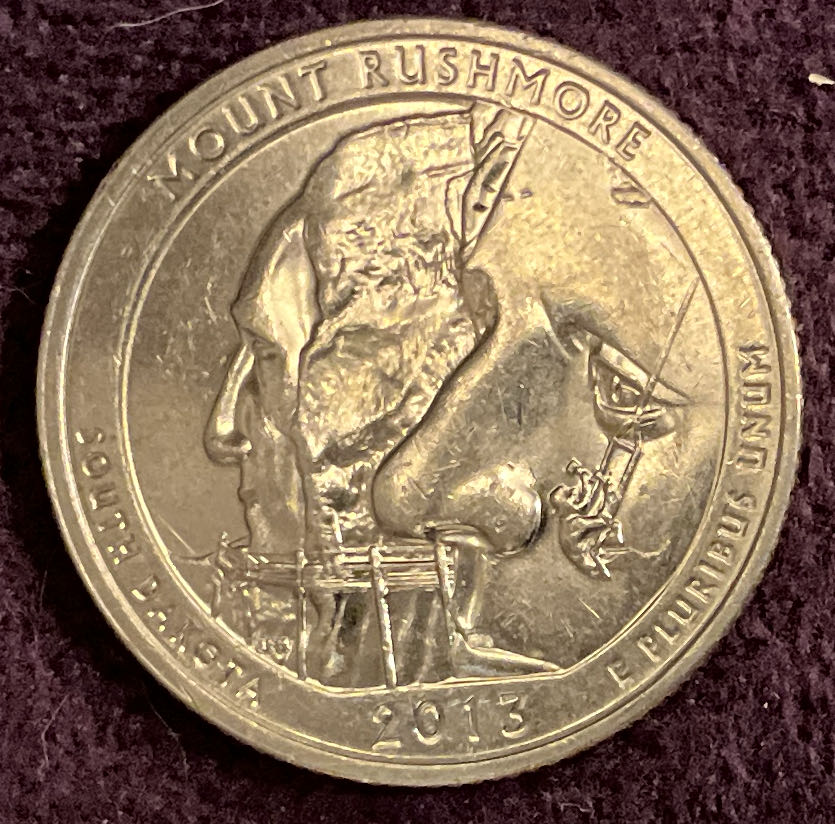Quarter Mount Rushmore 2013 D 1  coin collectible - Main Image 4